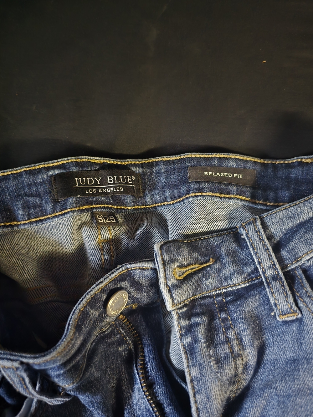 JUDY BLUE Indigo Blue Relaxed Fit Jeans